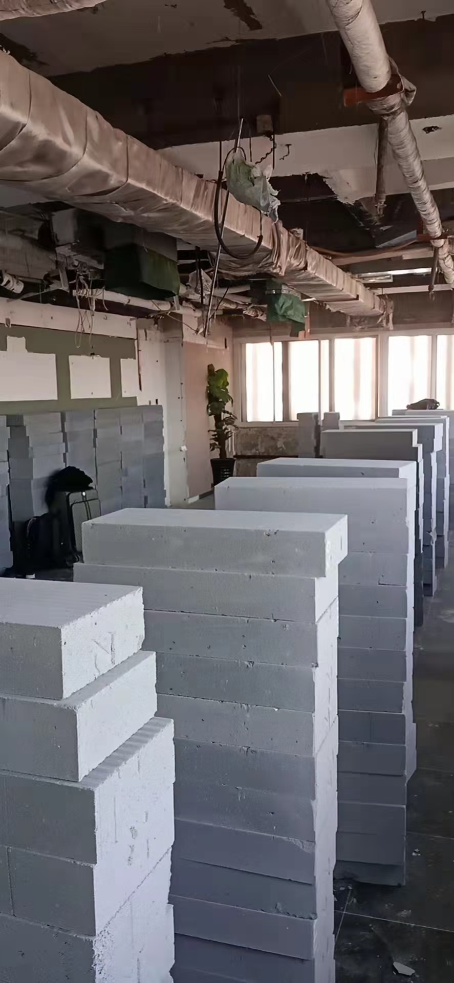 轻质砖隔墙墙面细节